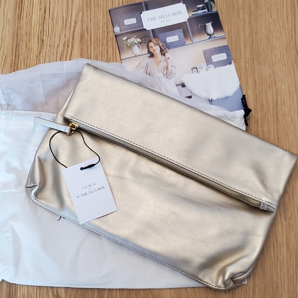 Vegan Leather Fawn Design for the Jilly Box Clutch